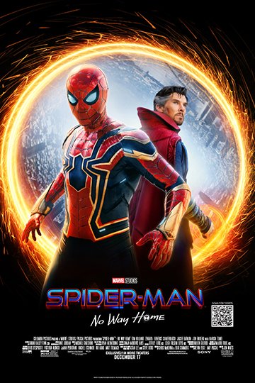 Spider-Man: No Way Home (PG-13) Movie Poster