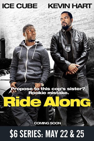 $6 Ride Along (PG-13) Movie Poster