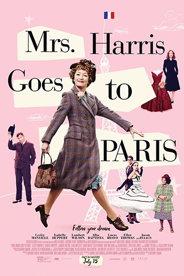 Mrs. Harris Goes to Paris (PG) Movie Poster