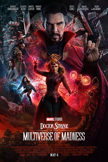 Doctor Strange in the Multiverse of Madness (PG-13) Movie Poster