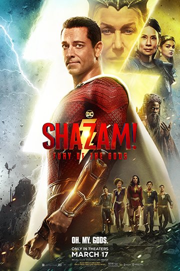 Shazam! Fury of the Gods (PG-13) Movie Poster