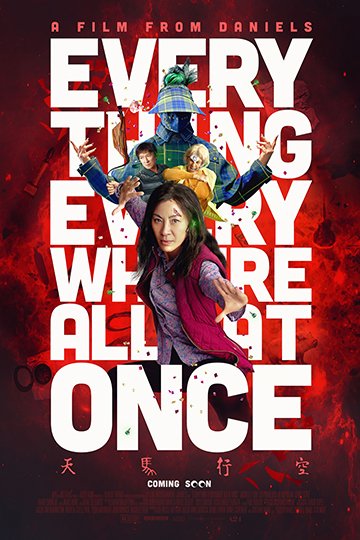 Everything Everywhere All at Once (R) Movie Poster