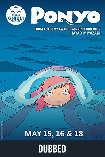 Ponyo - Studio Ghibli Fest 2022 (Dubbed) (NR) Movie Poster