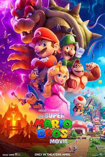 The Super Mario Bros. Movie (PG) Movie Poster