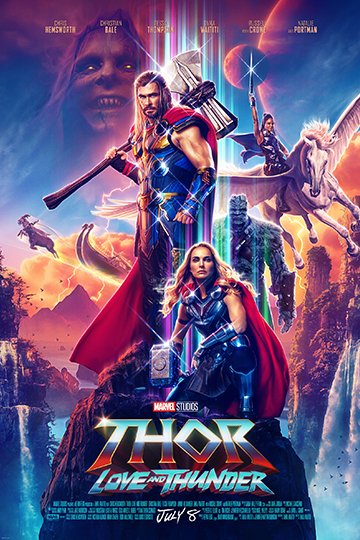 Thor: Love and Thunder (PG-13) Movie Poster