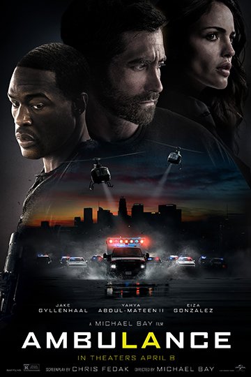 Ambulance (R) Movie Poster