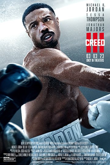 Creed III (PG-13) Movie Poster