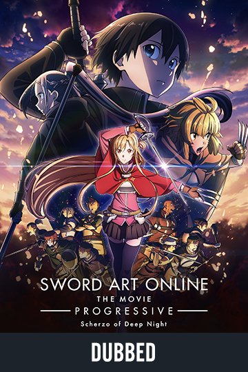 Sword Art Online - Scherzo of Deep Night (Dub) (NR) Movie Poster