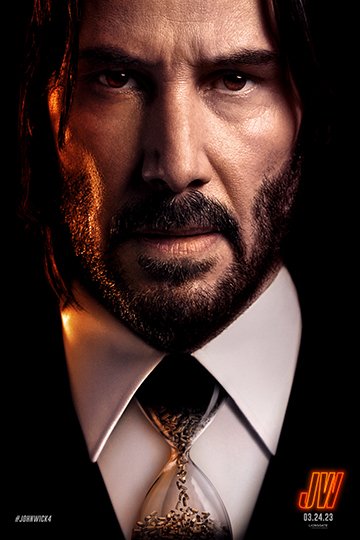 John Wick: Chapter 4 (R) Movie Poster