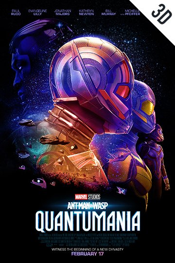 three-d-ant-man-and-the-wasp-quantumania Movie Poster