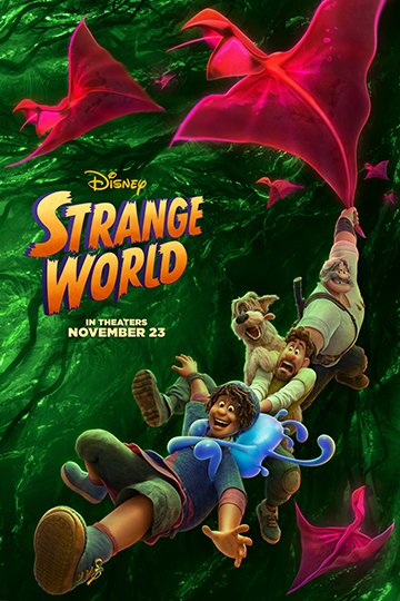 Strange World (PG) Movie Poster