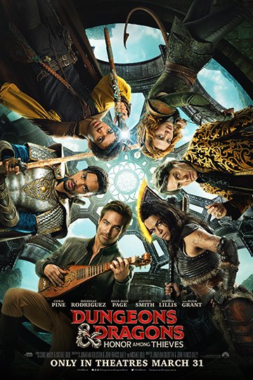 Dungeons & Dragons: Honor Among Thieves (PG-13) Movie Poster