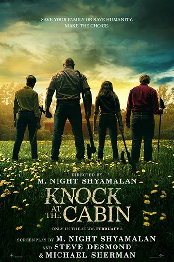 Knock at the Cabin (R) Movie Poster