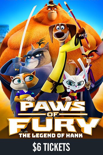 Paws of Fury: The Legend of Hank (PG) Movie Poster