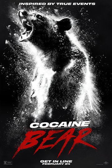 Cocaine Bear (R) Movie Poster