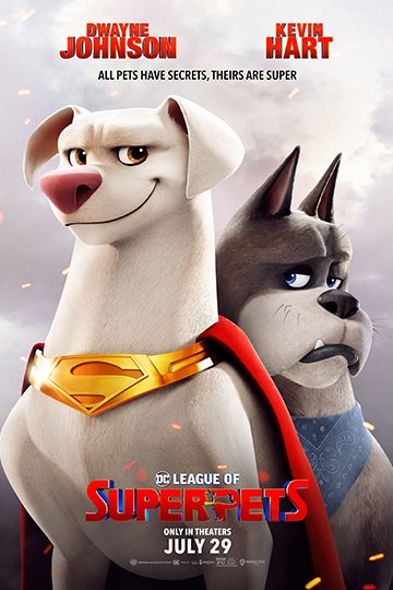 DC League of Super-Pets (PG) Movie Poster